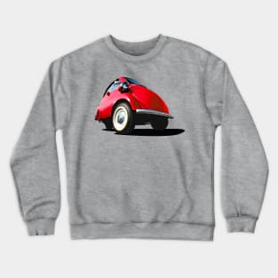 Isetta bubble car in red Crewneck Sweatshirt